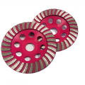 Continuous turbo cup grinding wheel